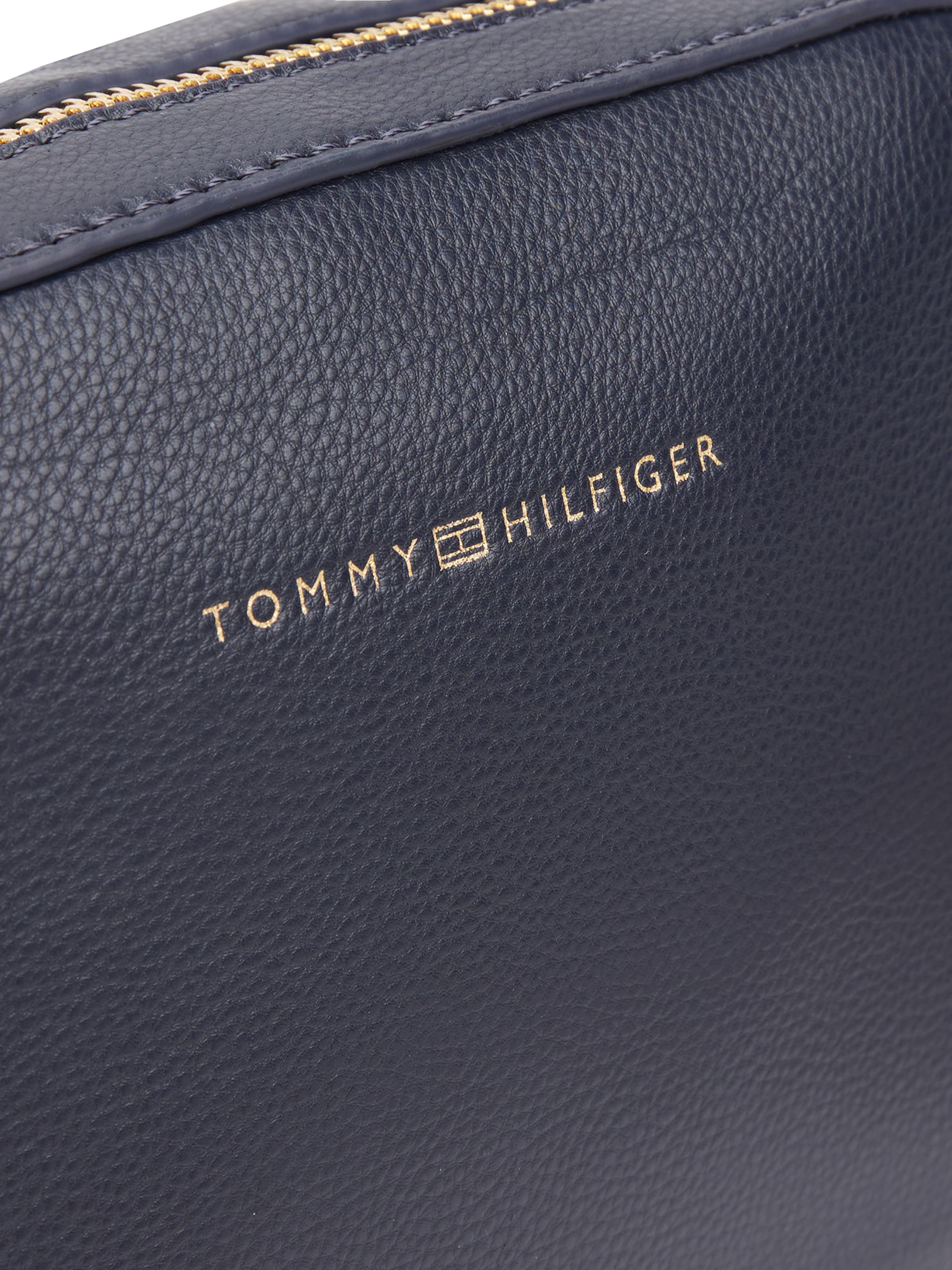 TOMMY HILFIGER Torba za čez ramo | modra barva