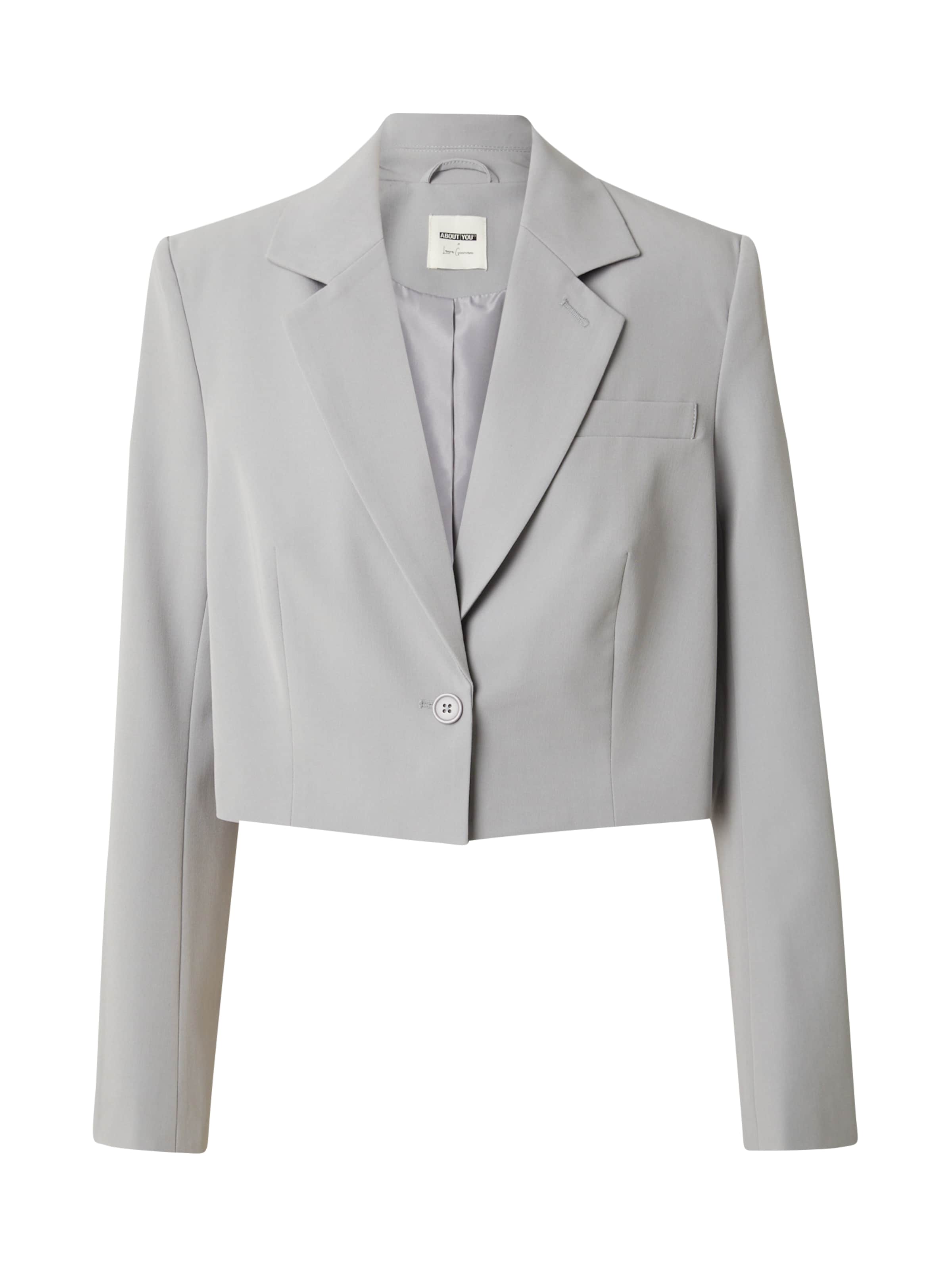 ABOUT YOU x Laura Giurcanu Bleiser, värv hall: eest vaates