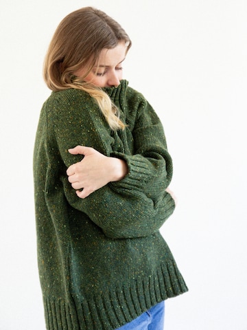 KOPYTO Oversizepullover 'TAJRA' in Grün