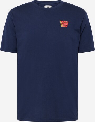 T-Shirt 'Ace' WOOD WOOD en bleu : devant