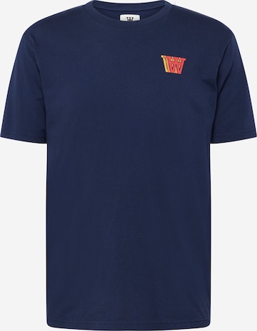 T-Shirt 'Ace' WOOD WOOD en bleu : devant