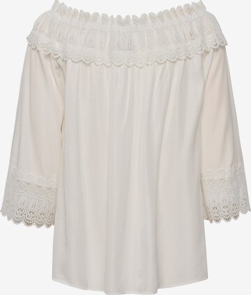 Cream Blus 'Bea' i vit