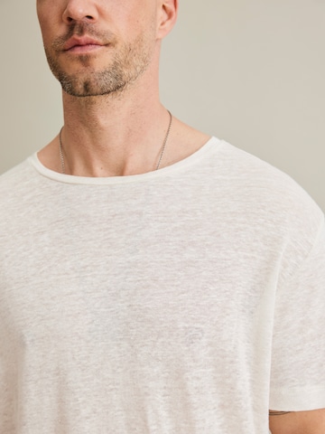DAN FOX APPAREL T-Shirt 'Dian' in Weiß