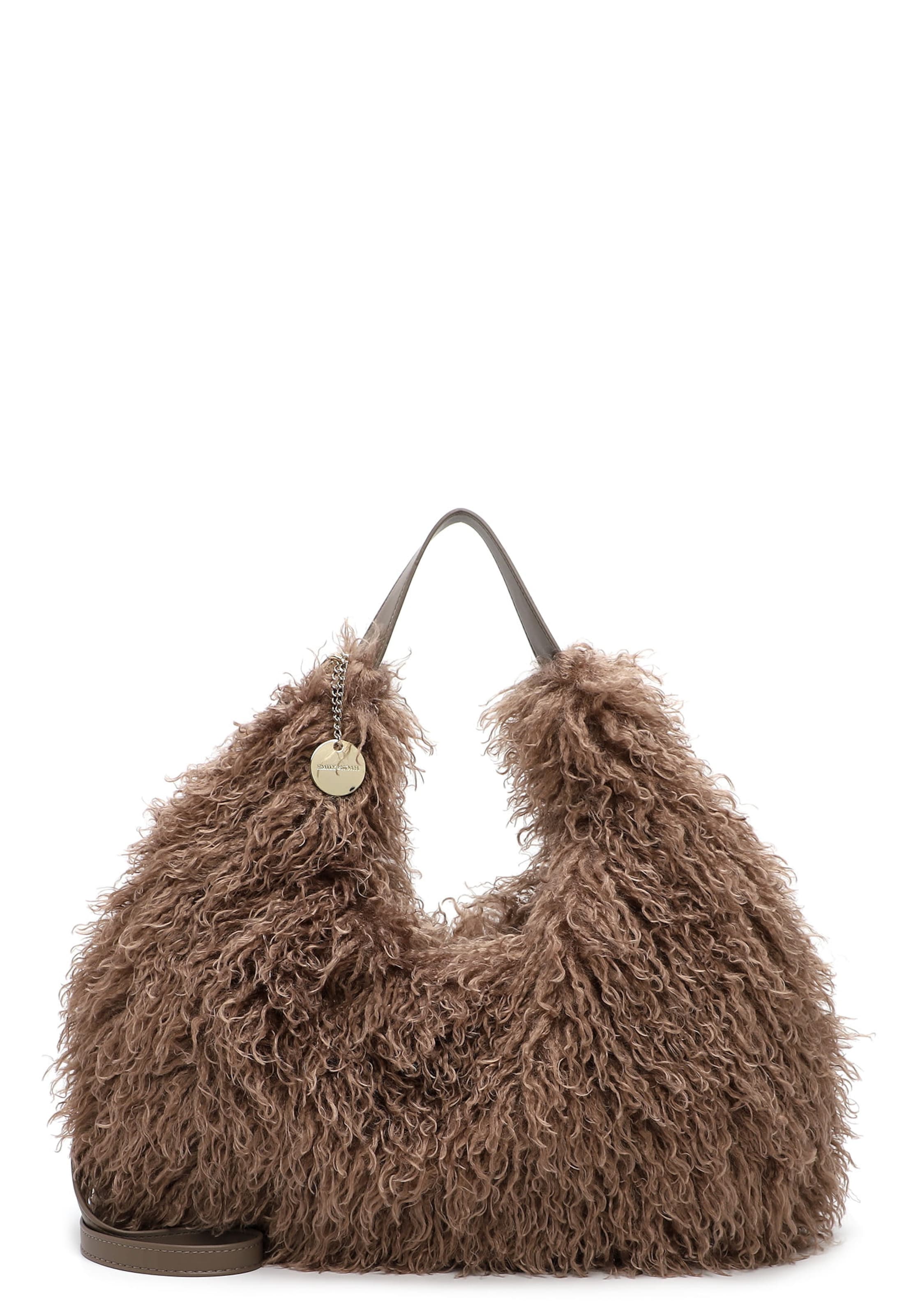 Borsa a sacco 'Lionne' di Emily & Noah in marrone: frontale