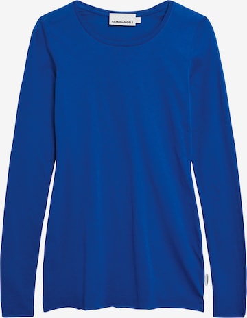 T-shirt ARMEDANGELS en bleu : devant