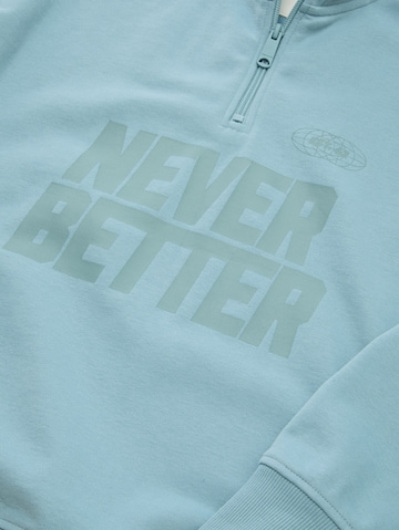 TOM TAILOR Sweatshirt in Blau