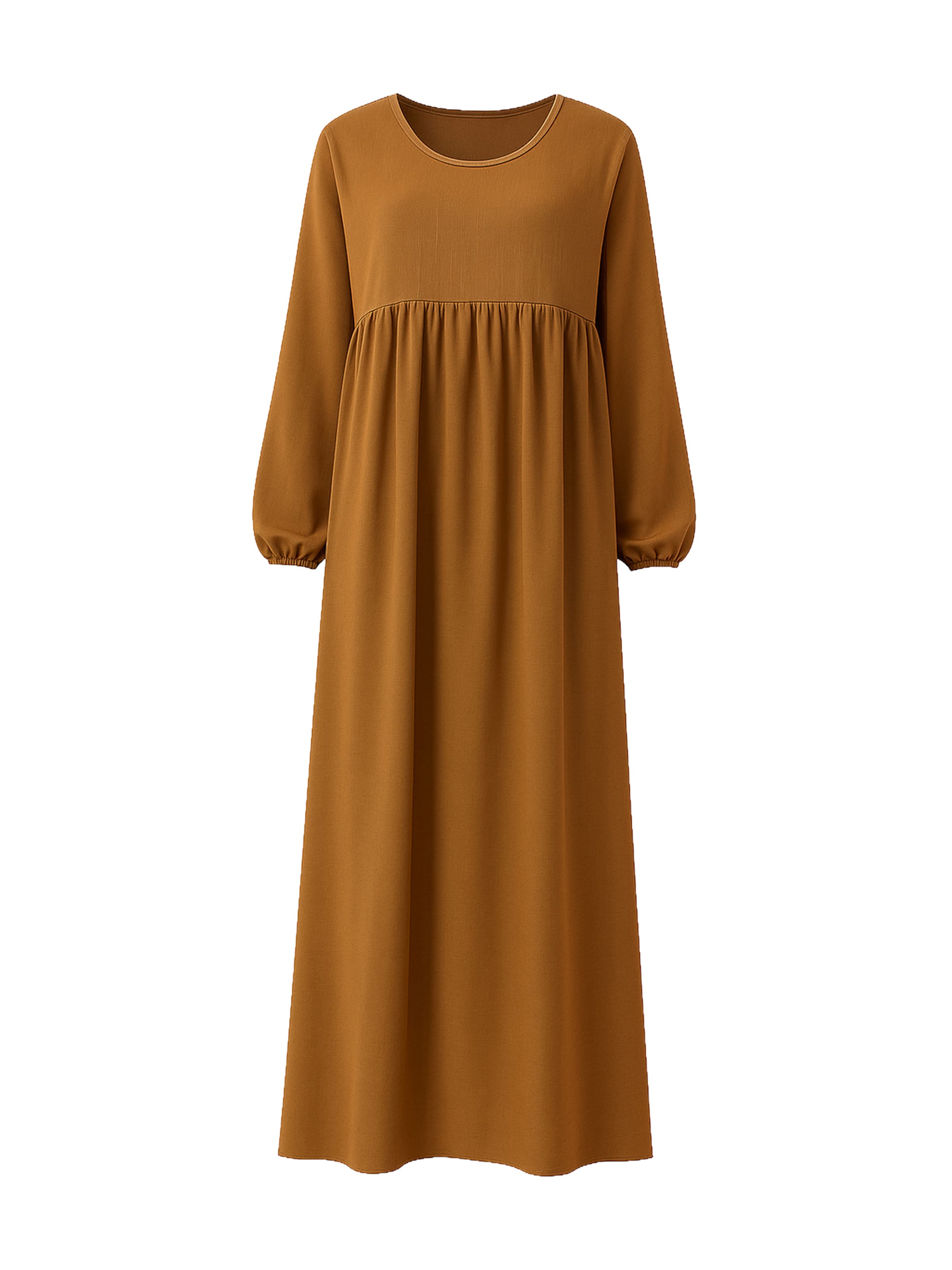 Robe Elara en marron : devant