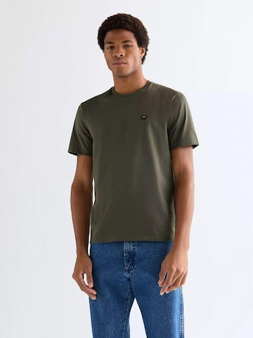 T-Shirt WRANGLER en vert : devant