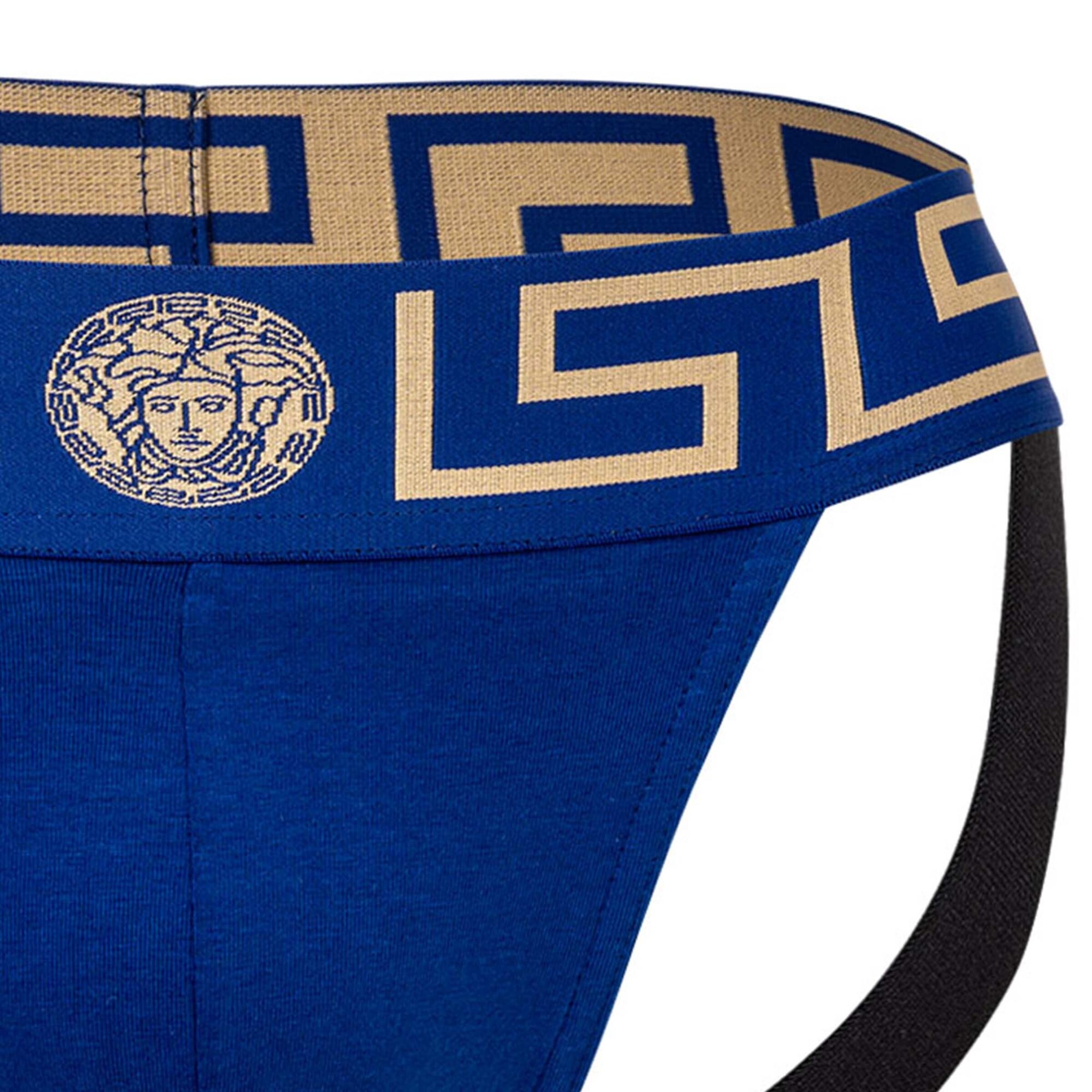 VERSACE Slipy w kolorze niebieski