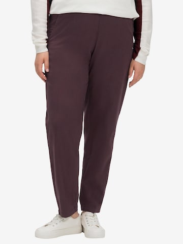 SHEEGO Slim fit Chino Pants in Brown: front