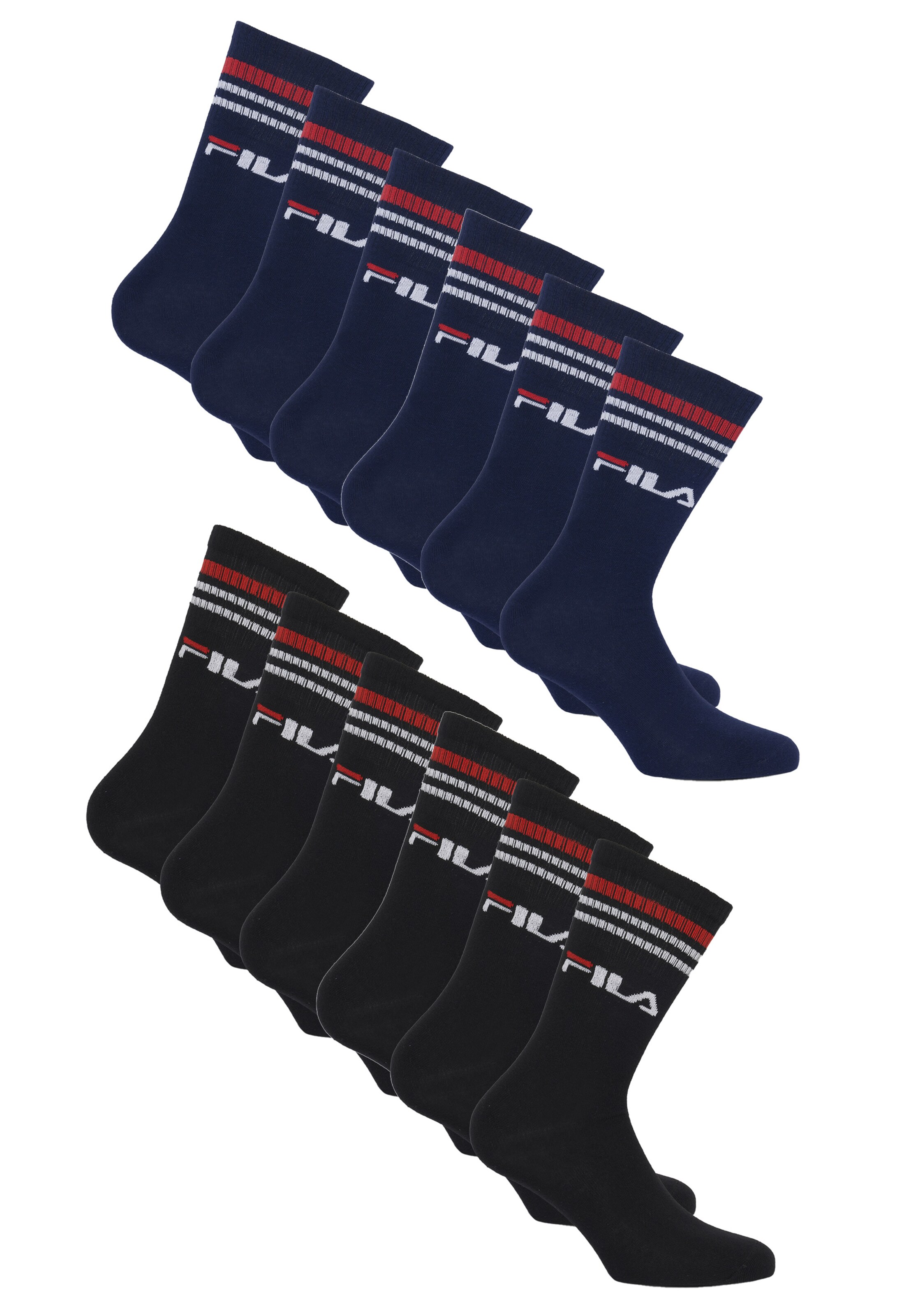 FILA Socks in Blue: front