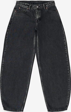 Dr. Denim Jeans 'Nanci Mid Barrel' in Schwarz: Vorderseite