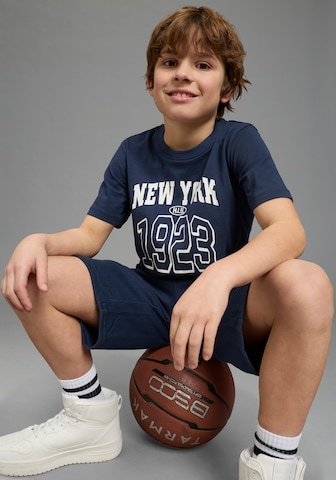 H.I.S EM Set in Blau