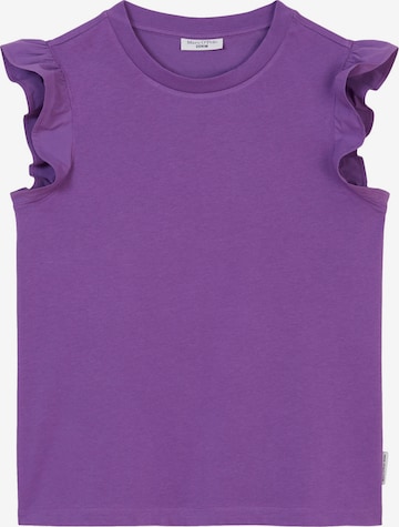 T-shirt Marc O'Polo en violet : devant