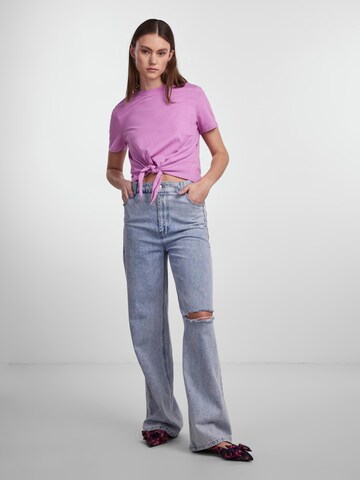 T-shirt 'Tia' PIECES en violet