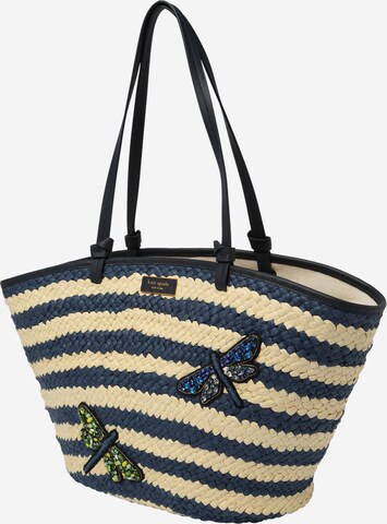 Kate Spade Strandtas in Blauw: voorkant