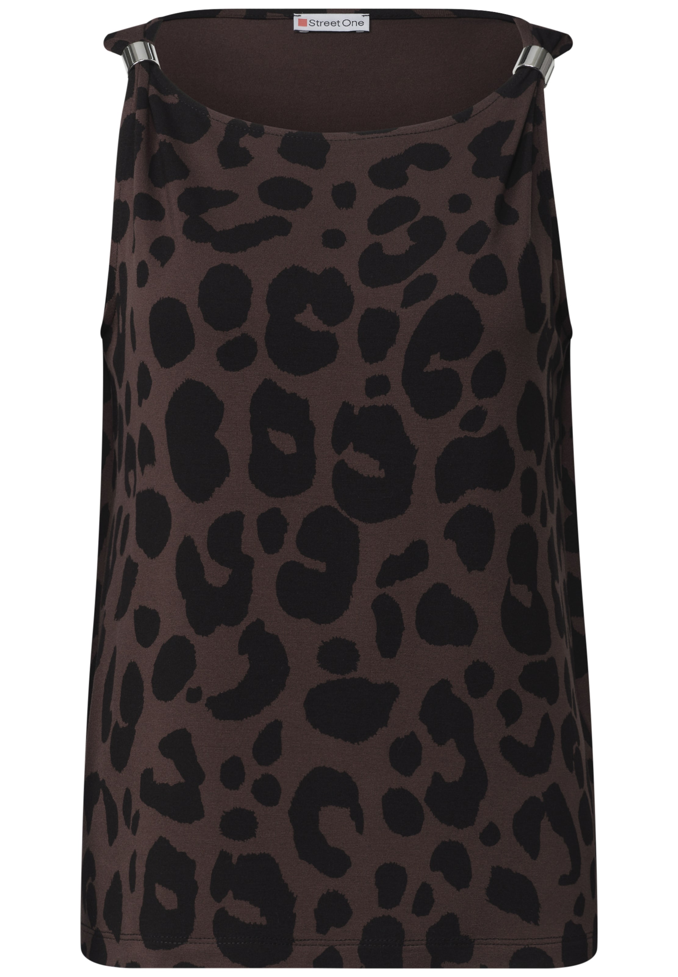 STREET ONE Top in Brown: front