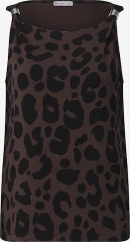 STREET ONE Top in Brown: front