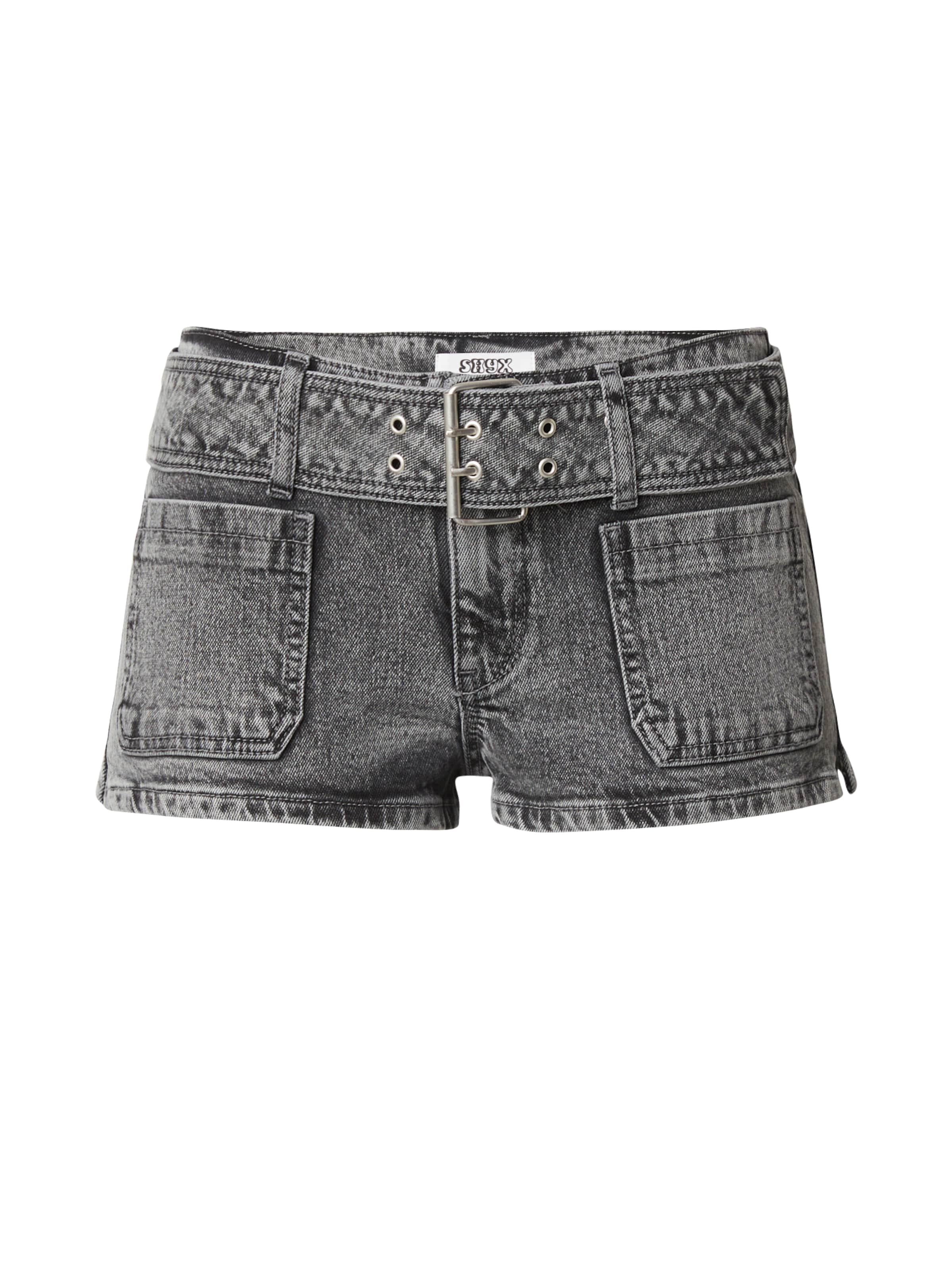 SHYX Normální Džíny 'Virginia' – šedá: přední strana