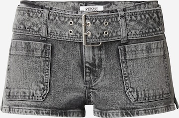 Regular Jeans 'Virginia' de la SHYX pe gri: față