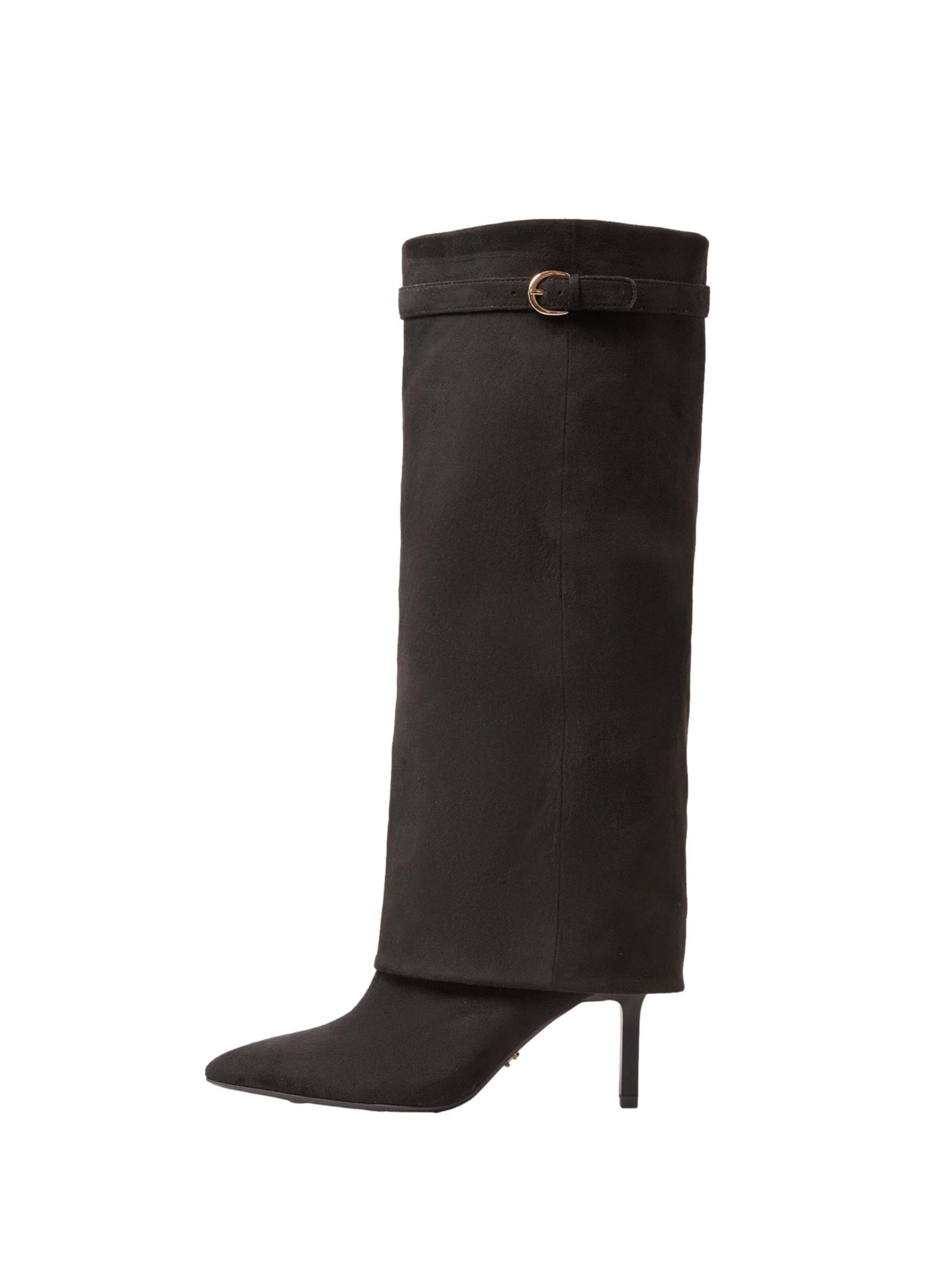 Lipsy Stiefel in Schwarz: Vorderseite