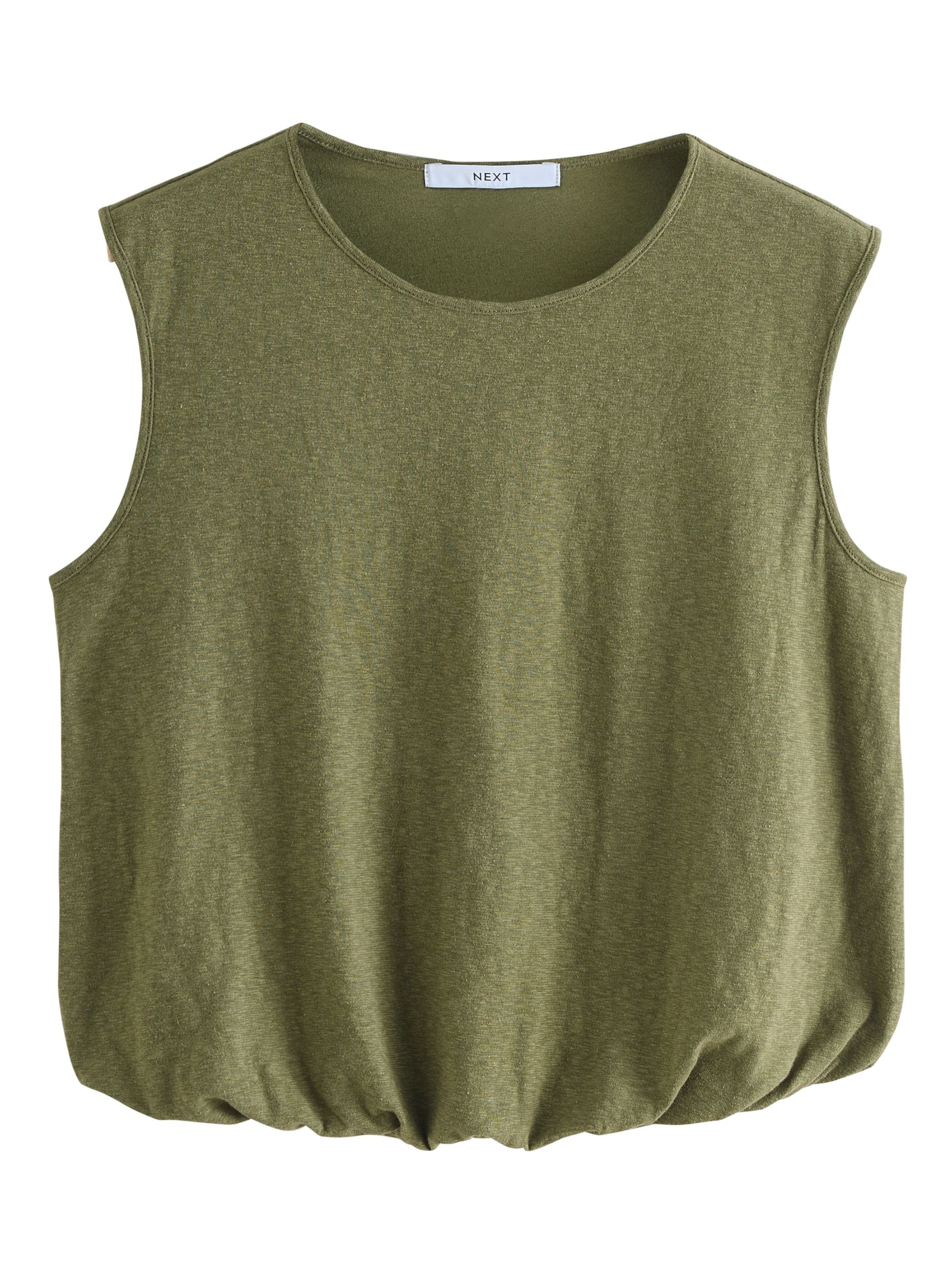 žalia Next Palaidinė be rankovių: priekis
