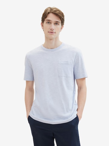 T-Shirt TOM TAILOR en bleu : devant