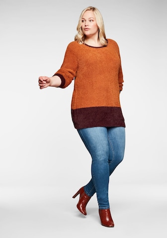 SHEEGO Pullover in Braun