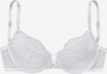 VIVANCE Push-up Bra in White: front