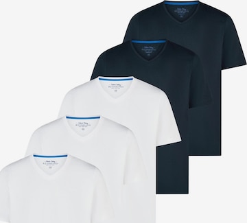 redmond Shirt 'Basic' in Blau: Vorderseite