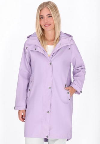 Manteau fonctionnel Schmuddelwedda en violet : devant