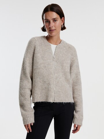 EDITED Knit Cardigan 'Rani' in Beige: front