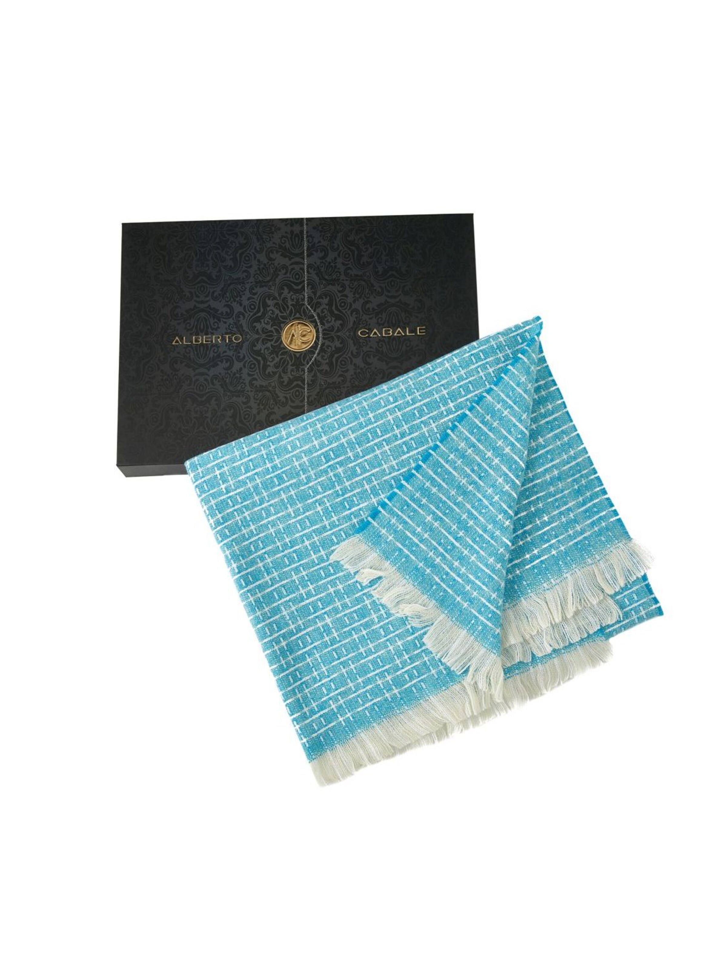 alberto cabale Scarf 'SERENA' in Blue