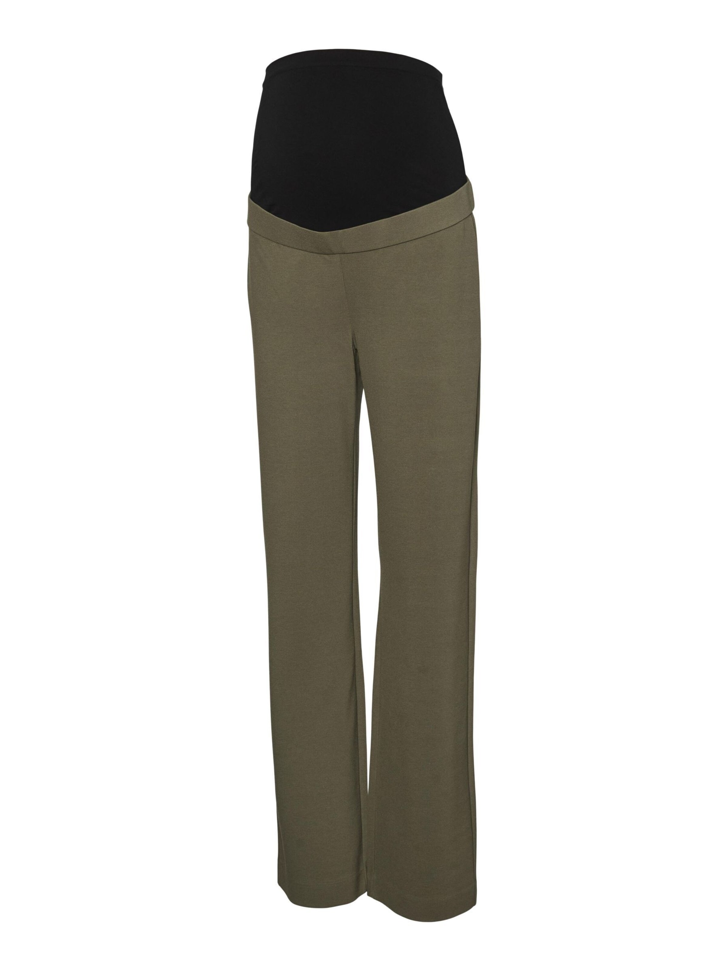 Vero Moda Maternity regular Παντελόνι 'VMMKammie' σε πράσινο: μπροστά