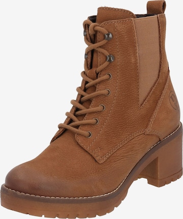 Bottines à lacets 'Capraia' Palado en marron : devant