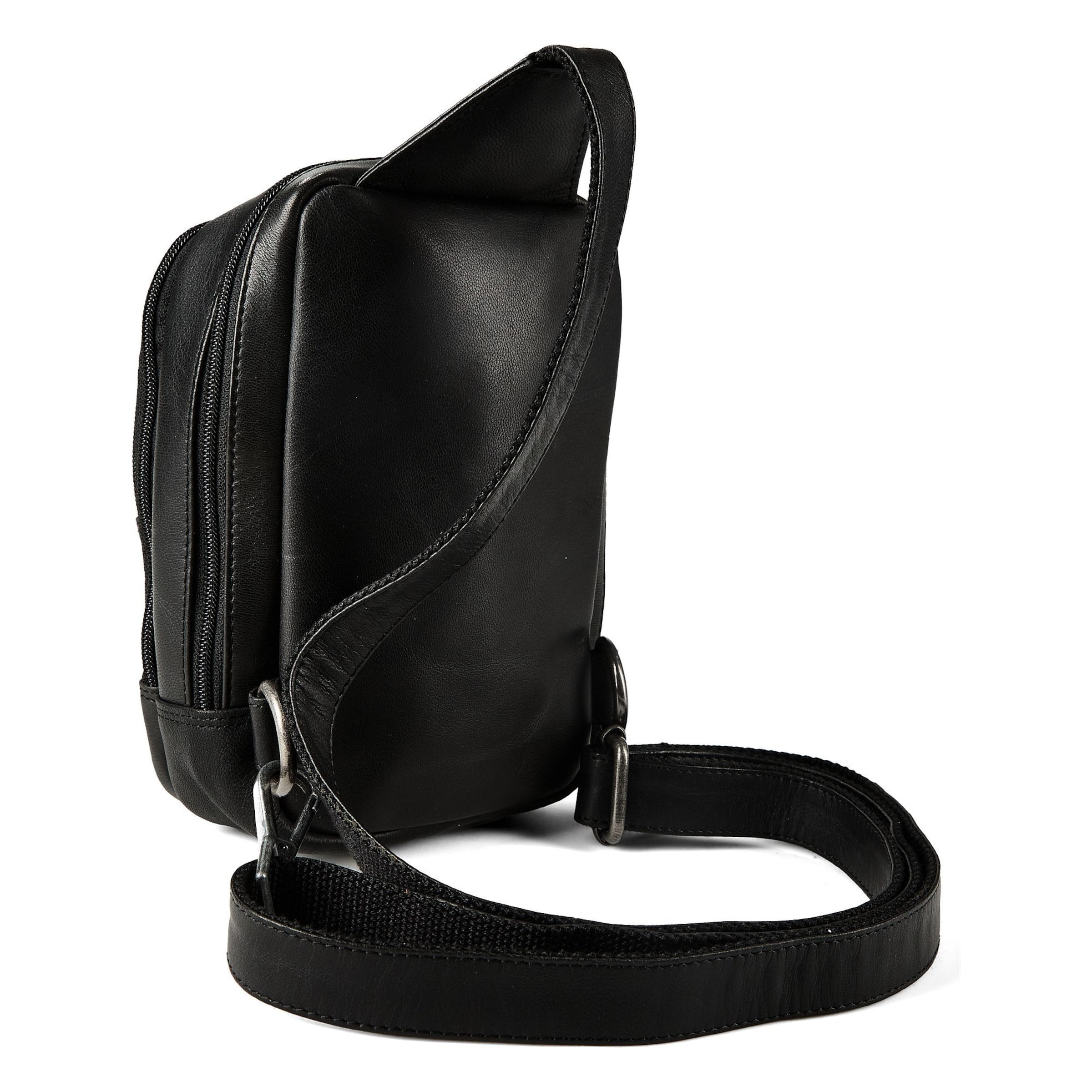 Borsa a tracolla 'Fiorentina' di GREENBURRY in nero