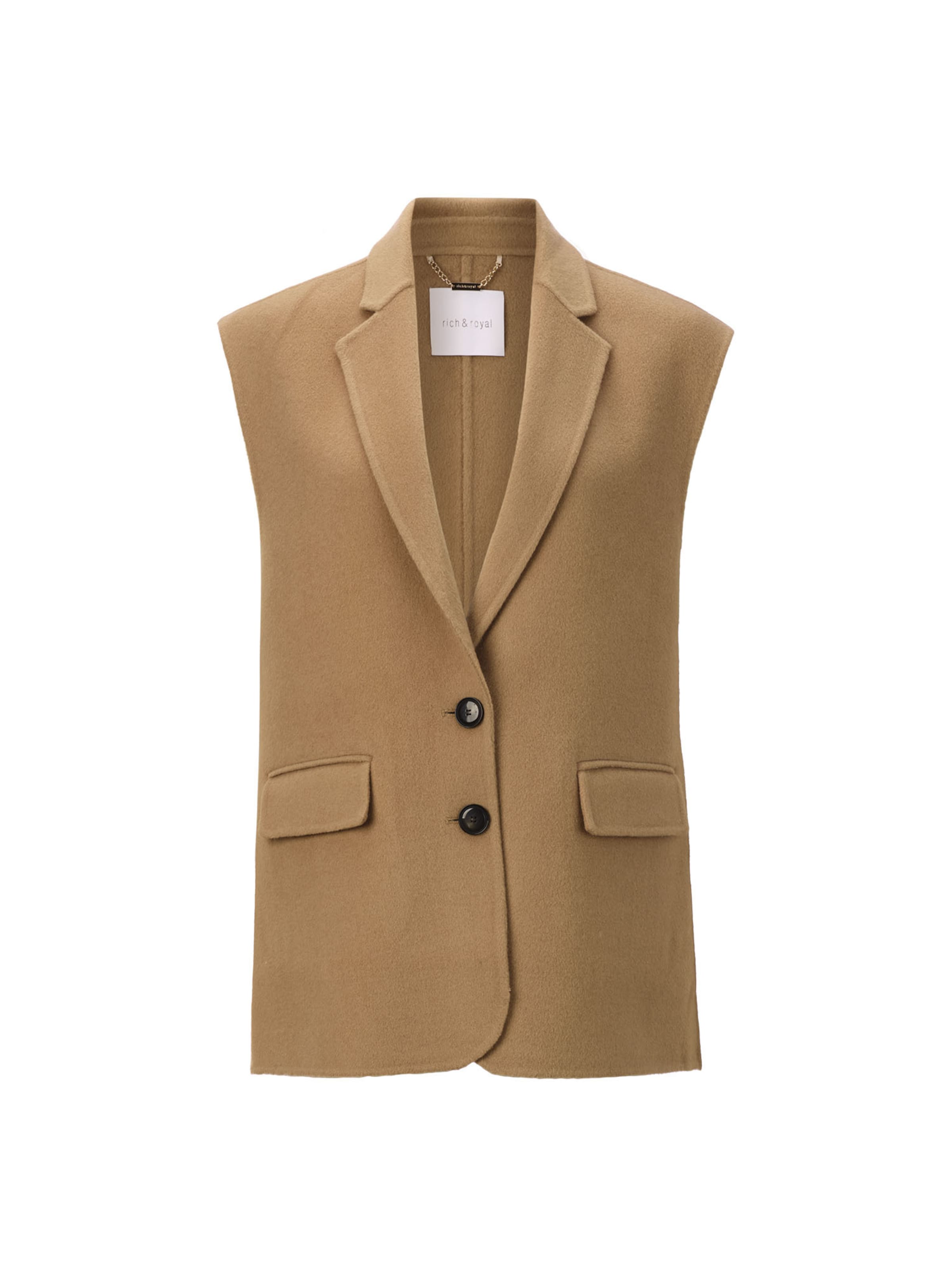 Rich & Royal Vest i beige: forside