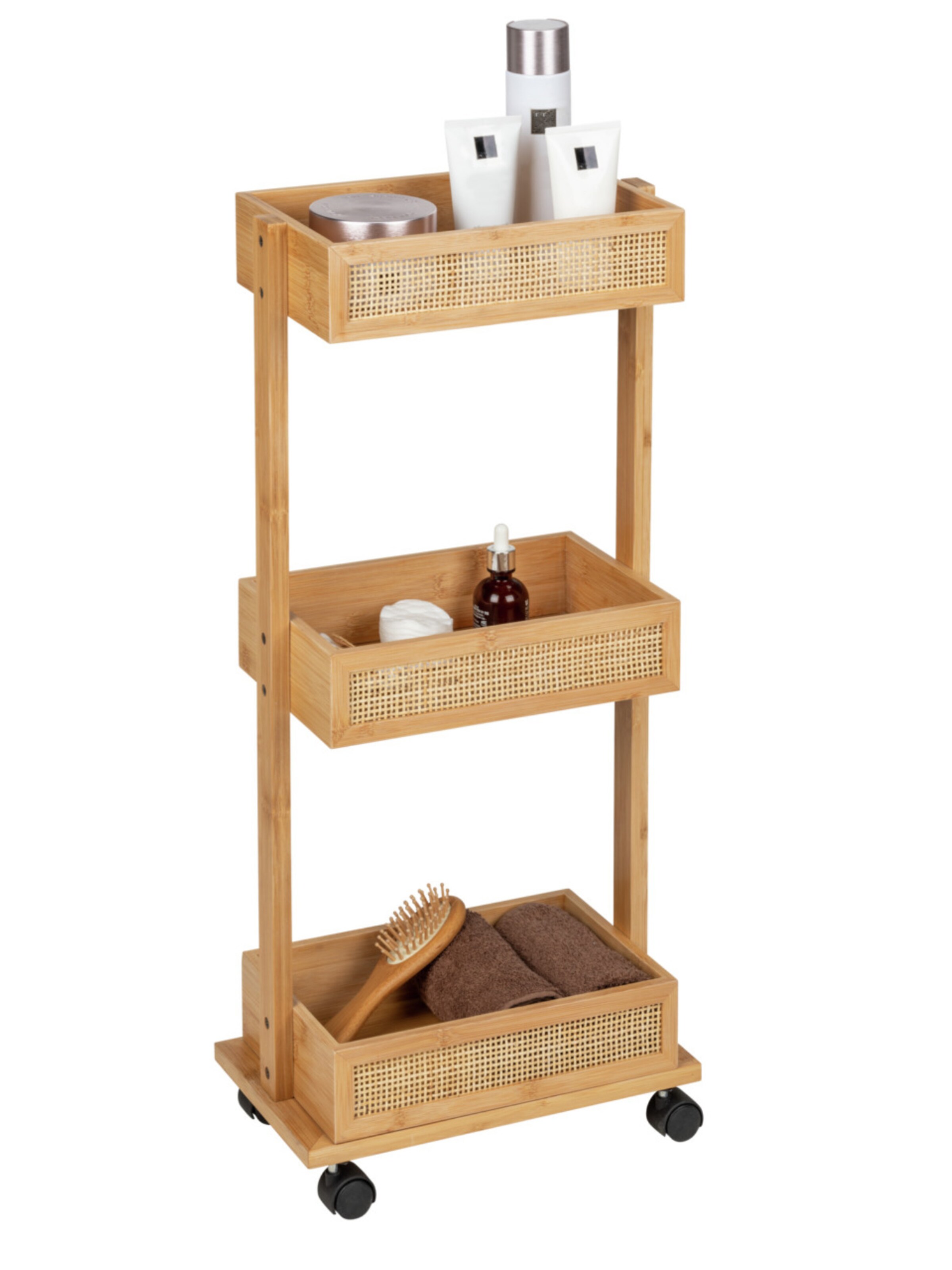 Wenko Badwagen in Braun