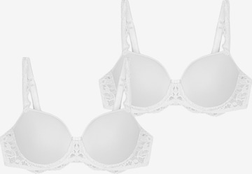 Soutien-gorge ' Amourette Charm ' TRIUMPH en blanc : devant