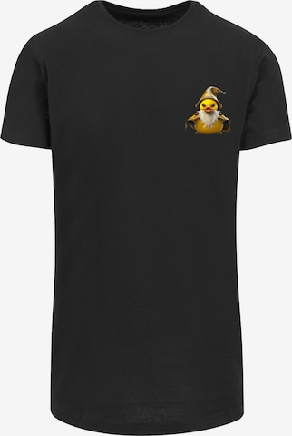 T-Shirt 'Rubber Duck Wizard' F4NT4STIC en noir : devant