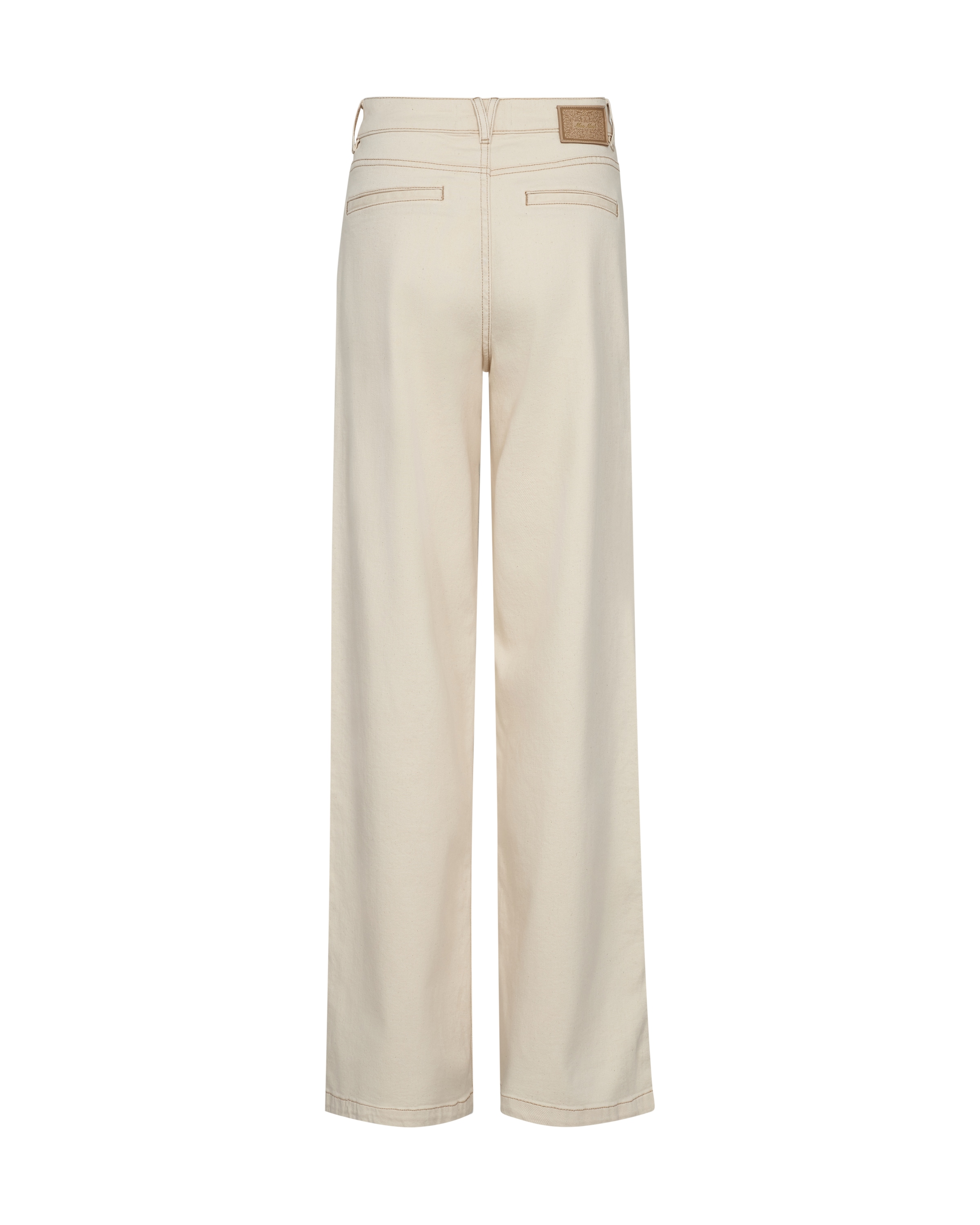 MOS MOSH Wide leg Jeans in Beige