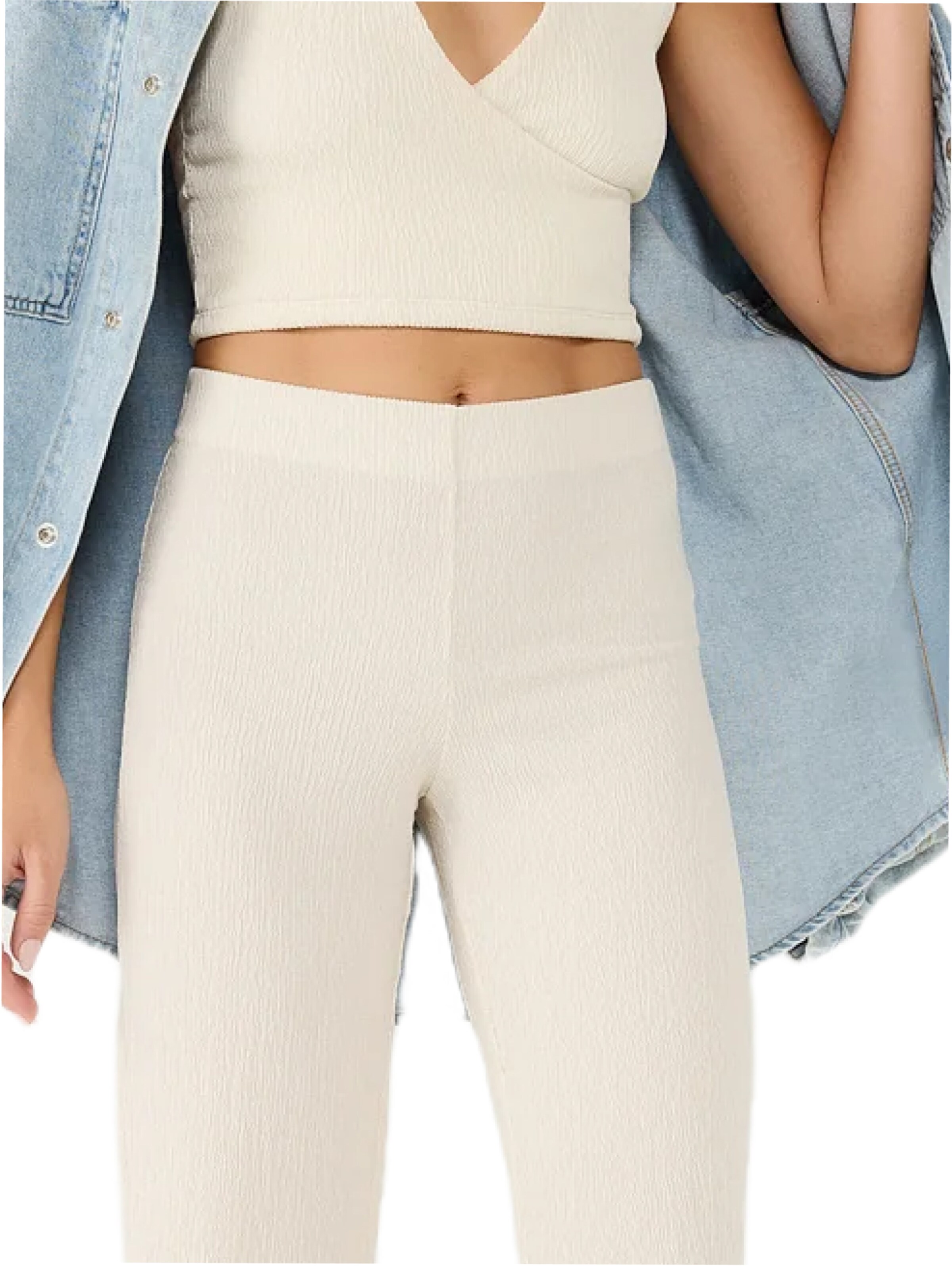 No Matter What Regular Broek in Beige