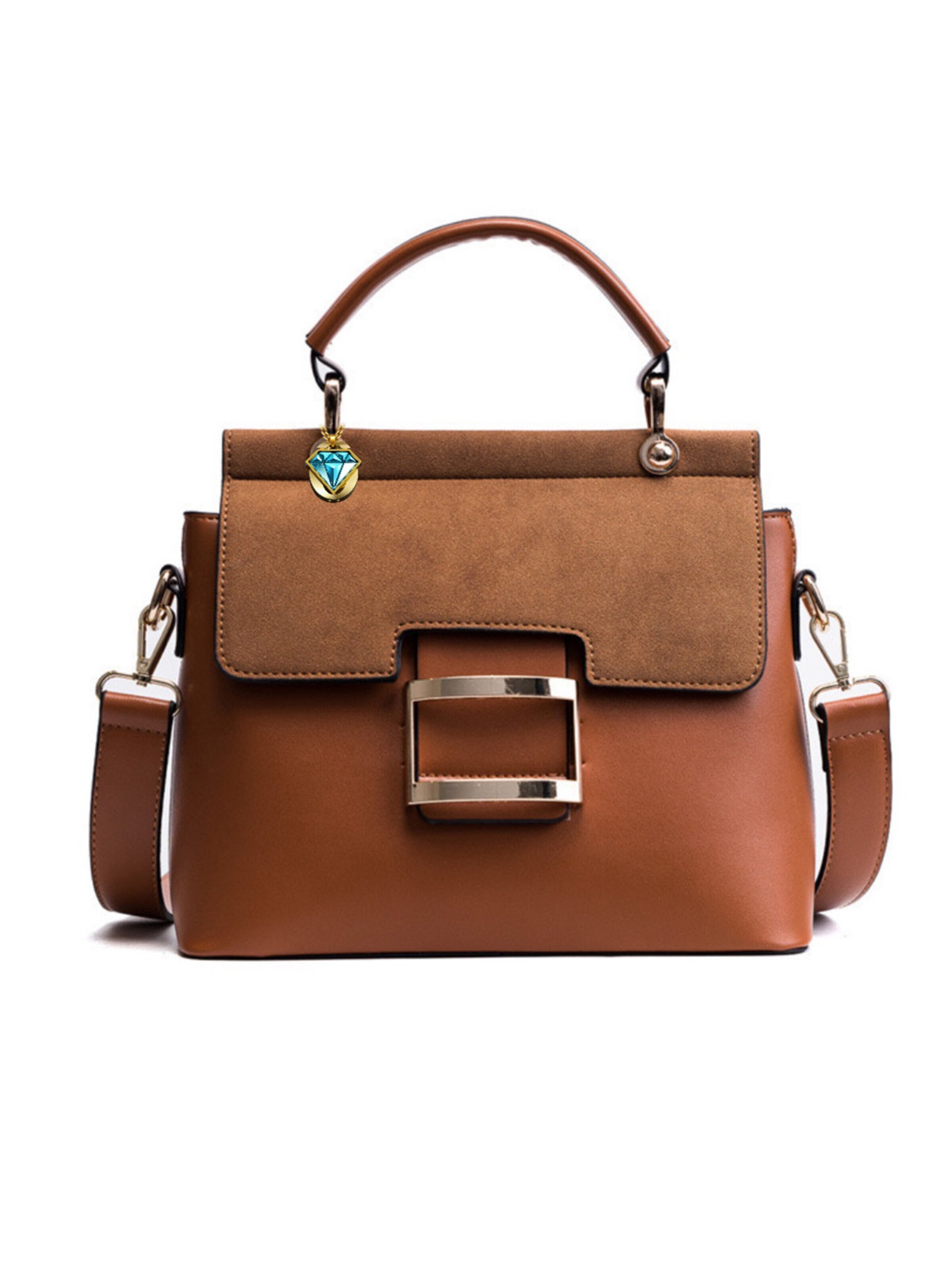 Elegon Handbag 'Model United Arab Emirates' in Brown: front