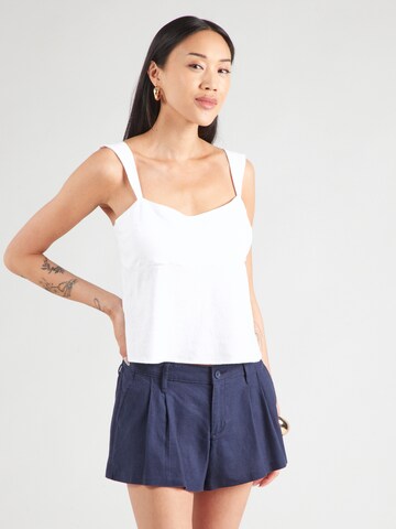 HOLLISTER Top – bílá: přední strana