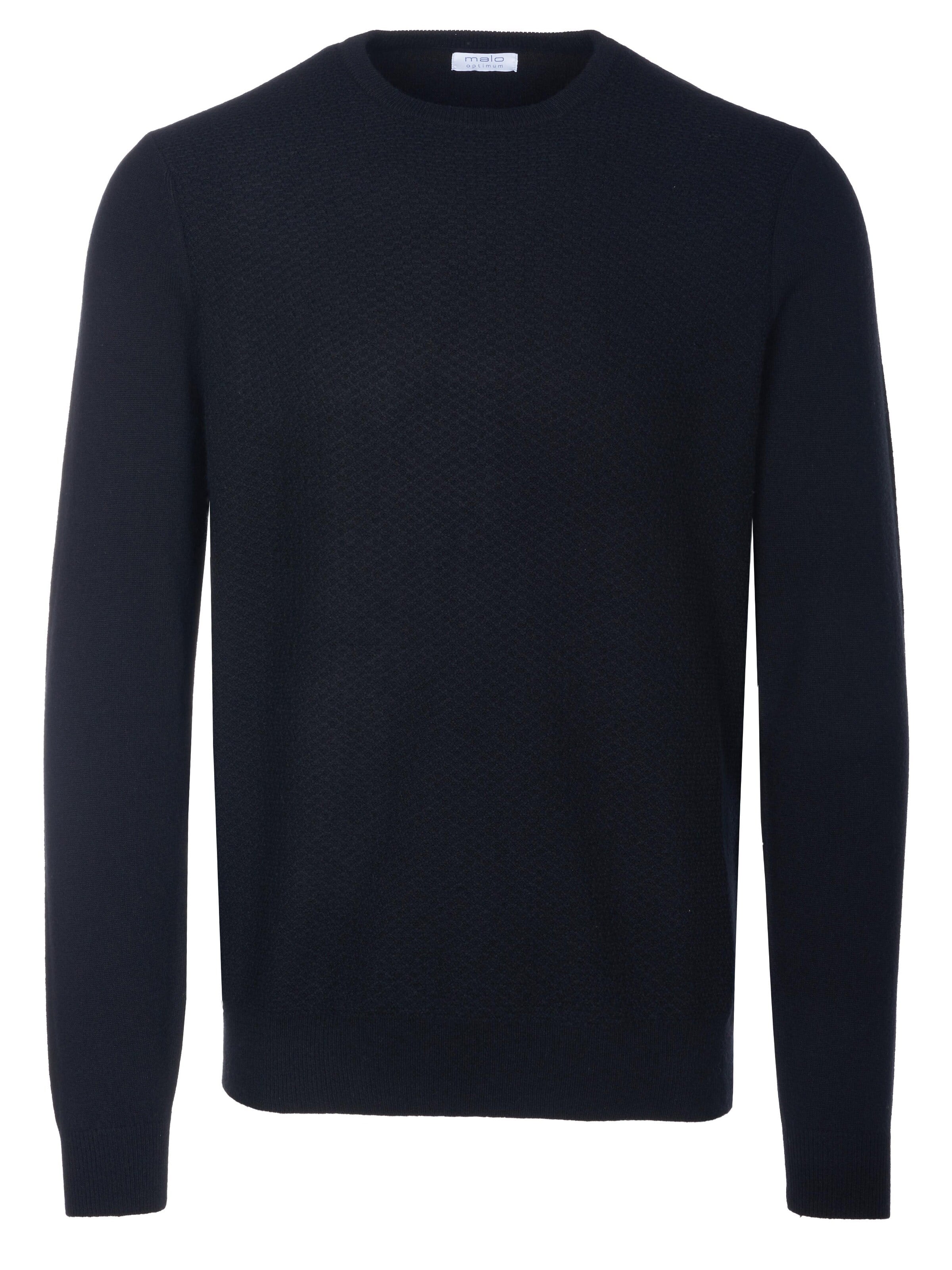 Pull-over 'Malo Optimum Pullover' Malo en noir : devant