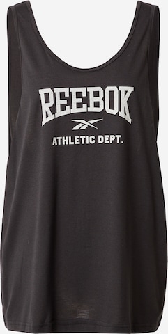 Reebok - Top desportivo 'WOR Supremium Tank IN' em preto: frente