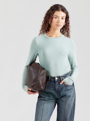 QS - Camiseta en verde: frente