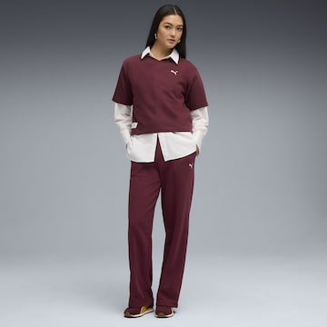 PUMA Loosefit Sporthose in Rot