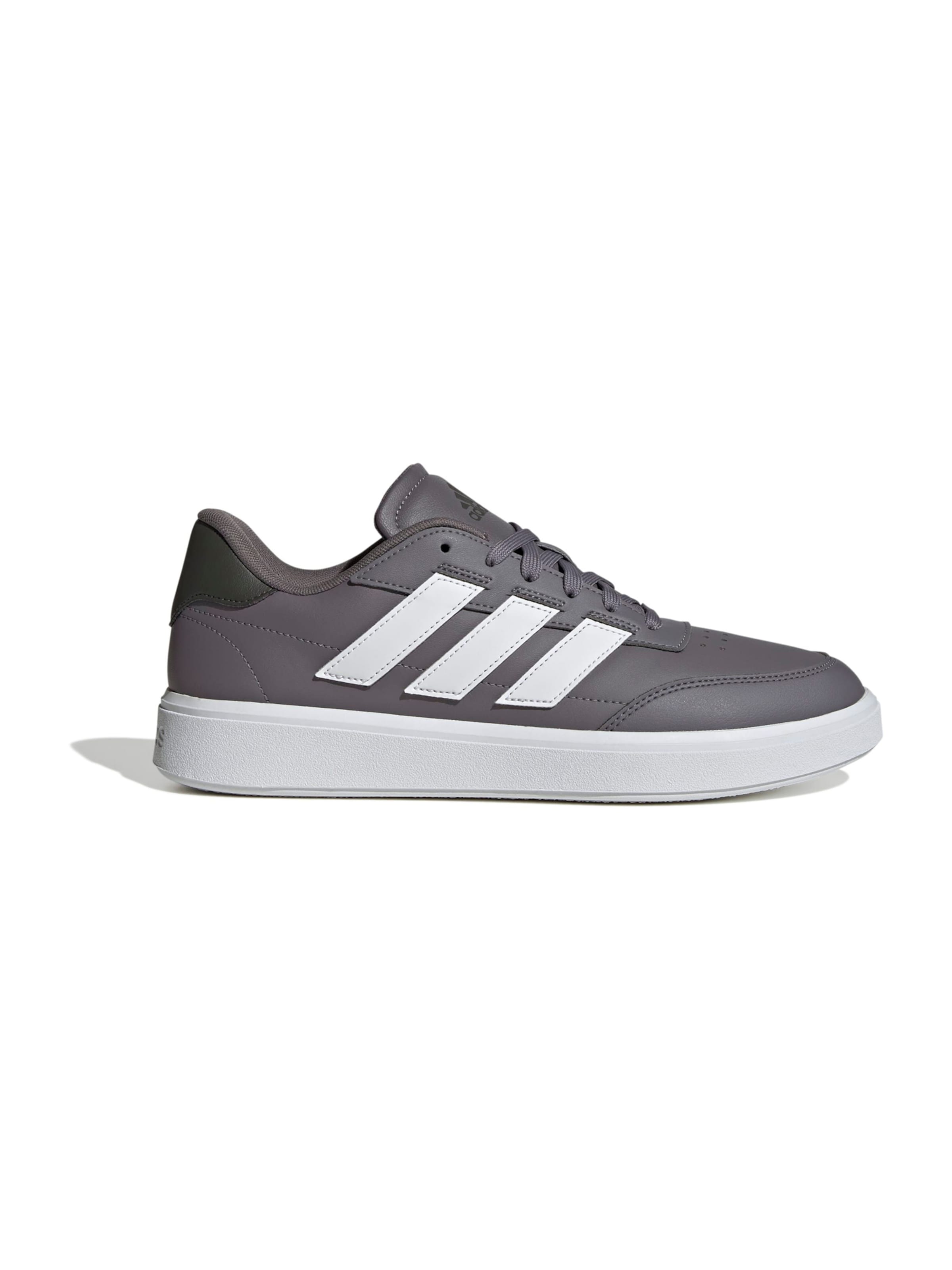 ADIDAS SPORTSWEAR - Sapatilhas baixas 'COURTBLOCK' em cinzento: frente