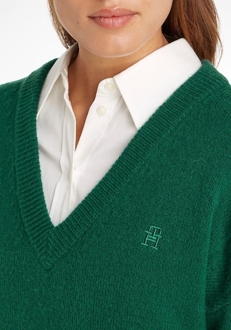 TOMMY HILFIGER Trui in Groen